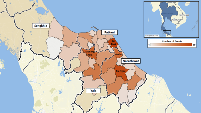 An analysis of anti-government demonstrations and separatist violence in Thailand prior to the 2023 general election.