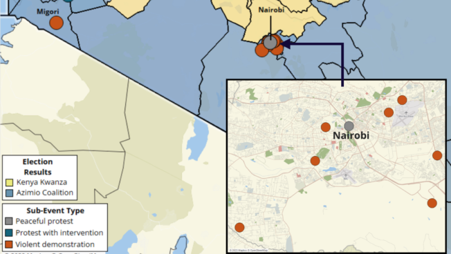 Analysis of the latest political violence and protest trends in Kenya, as of June 2023.